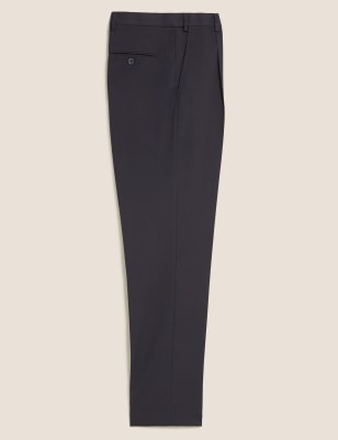  Pantalon coupe standard à pli unique - Navy