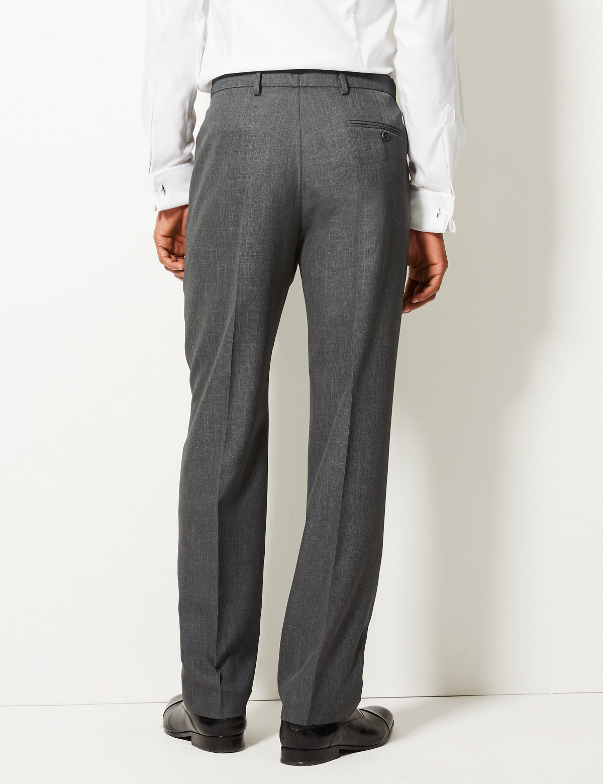 Regular Fit Single Pleated Trousers