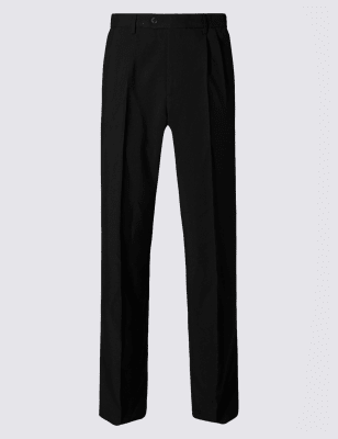 Regular Fit Twin Pleated Trousers