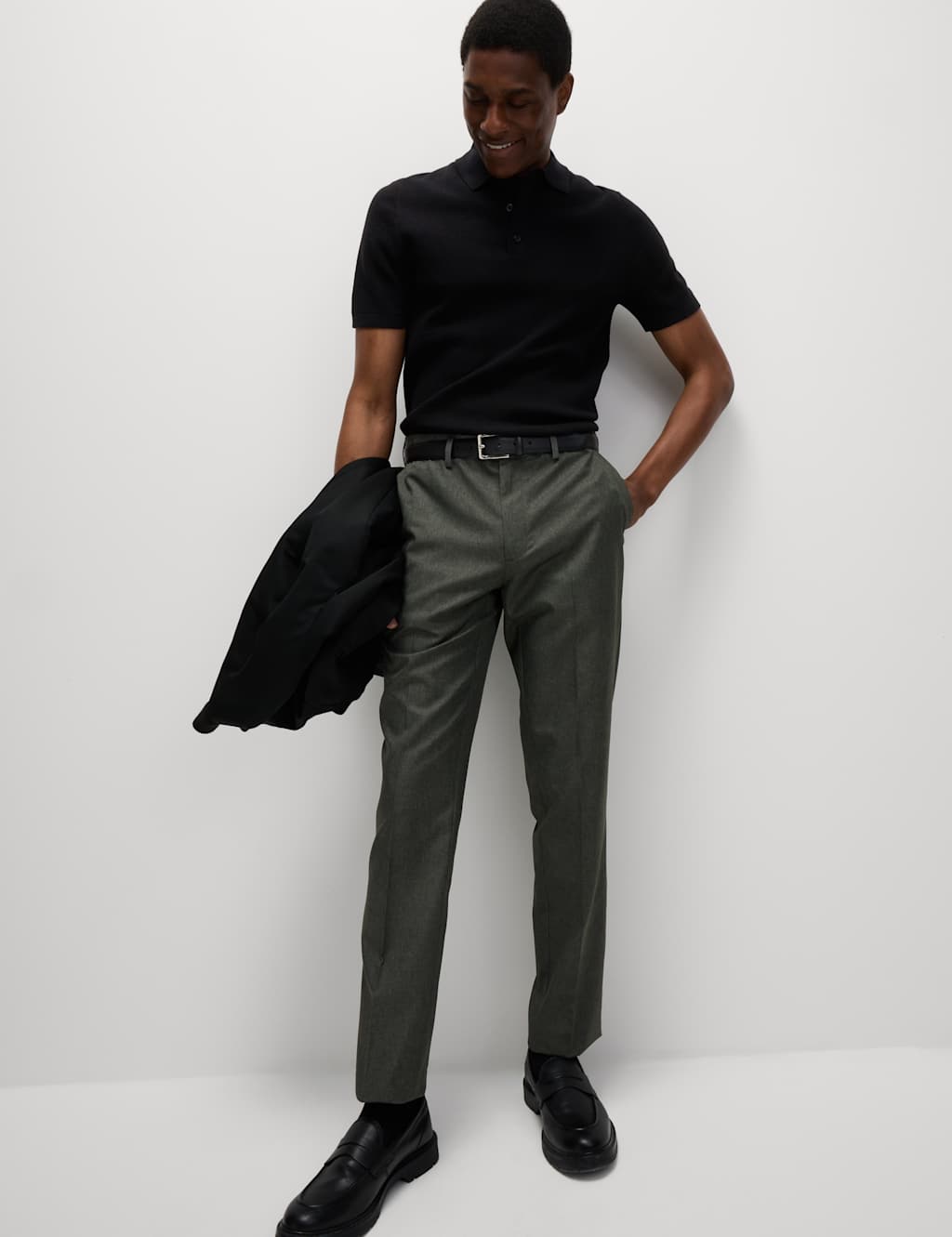 Slim Fit Trouser with Active Waist image 3