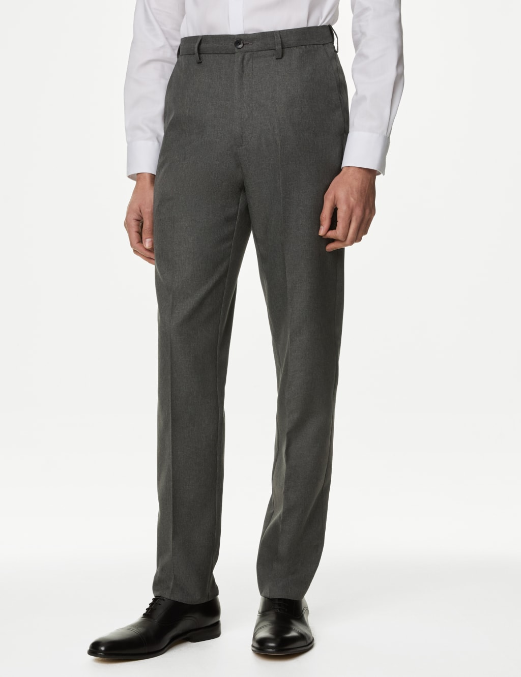 Taylor & Wright Black Regular Fit Flexi Waist Trousers