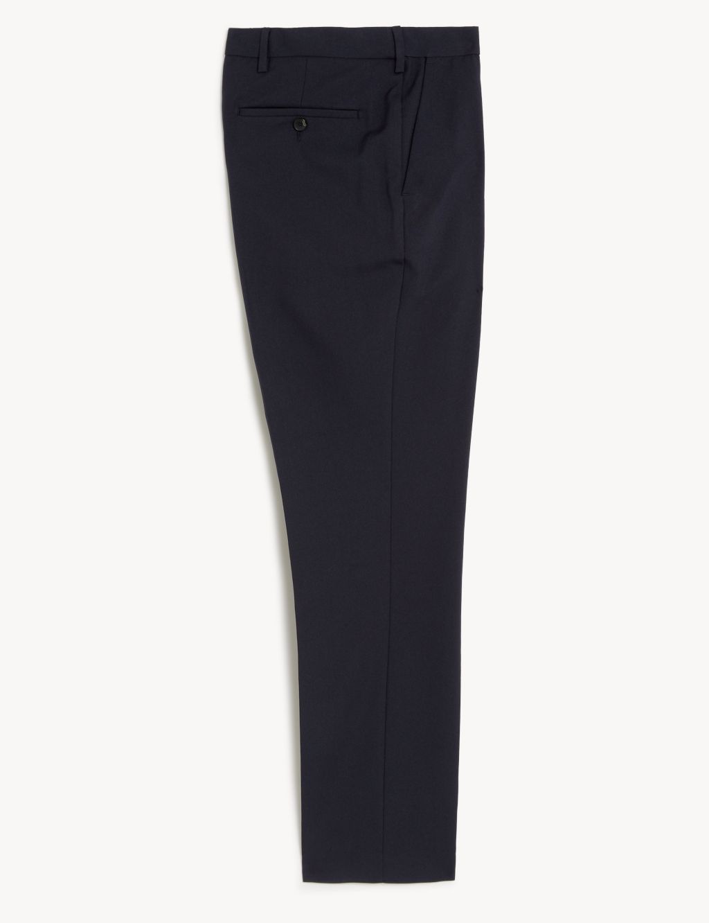 Regular Fit Single Pleat Trousers with Active Waist image 2