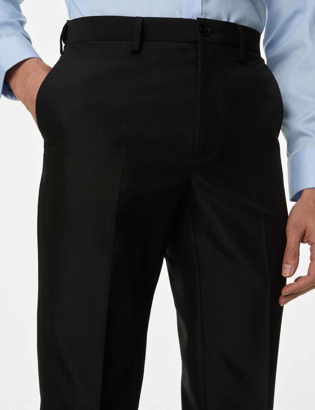 2pk Slim Fit Active Waist Trousers image 2