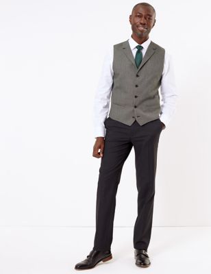 Regular Fit Textured Waistcoat | M&S Collection | M&S
