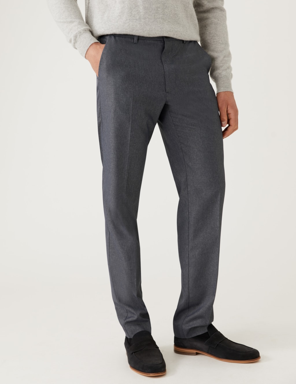 Regular Fit Crease Resist Trousers image 4