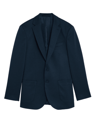 

Mens M&S Collection Jersey Single Breasted Jacket - Indigo, Indigo