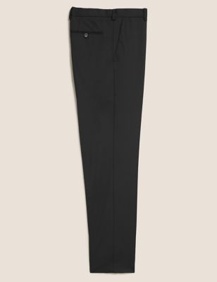Regular Fit Flat Front Trousers