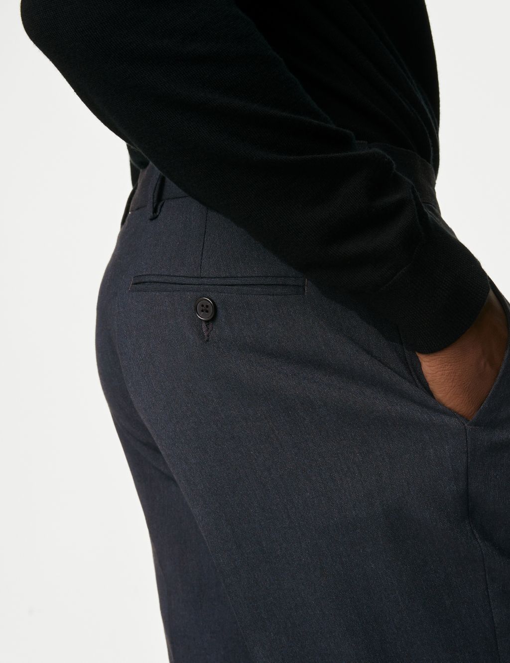 Regular Fit Stretch Trousers image 3