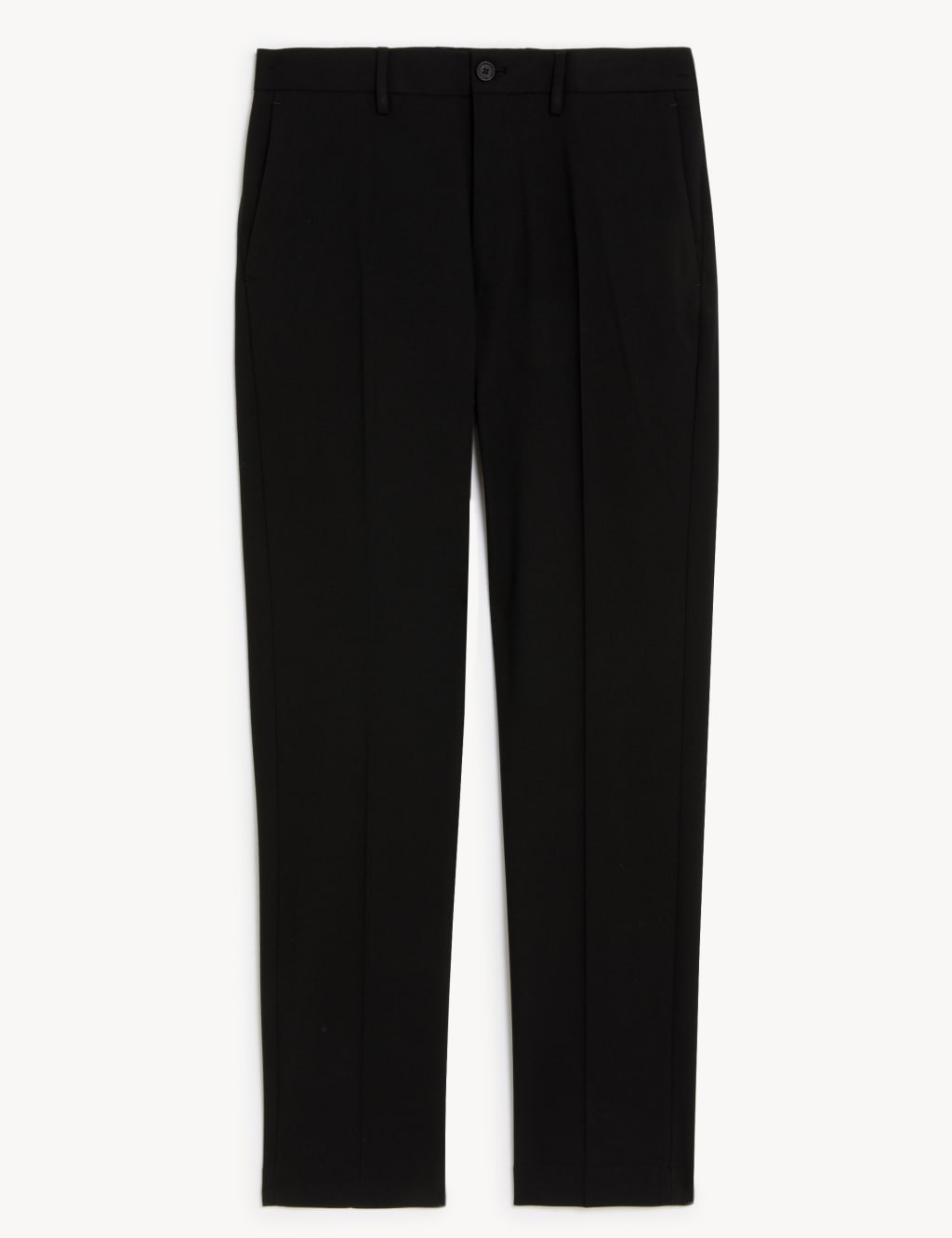 Tailored Fit Flat Front Stretch Trousers image 7