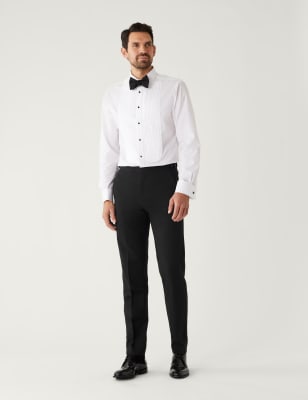 

M&S Collection Pantalones de mezcla de lanaMens - Black, Black