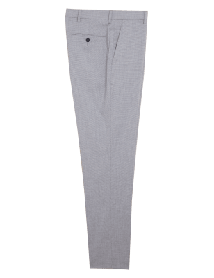 

Mens M&S Collection Schmal geschnittene Flatfront-Hose mit Stretchanteil - Grey, Grey
