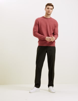 

Mens Autograph Regular Fit 360 Flex Elasticated Trouser - Black, Black