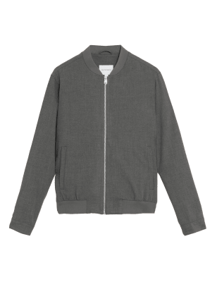 

Mens Autograph 360 Flex Bomber Jacket - Charcoal, Charcoal