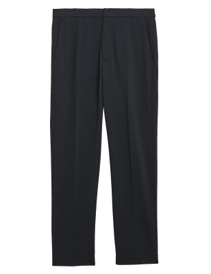 

Mens Autograph Regular Fit Jersey Elasticated Trousers - Navy, Navy