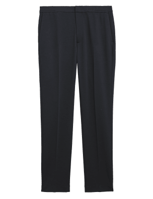 

Mens Autograph Slim Fit Jersey Stretch Trousers - Navy, Navy