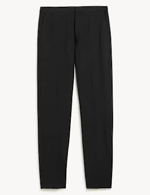 

Mens Autograph Tailored Fit Textured 360 Flex Trousers - Black, Black