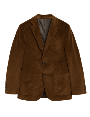 

M&S Collection Pure Cotton Cord Jacket - Cognac, Cognac