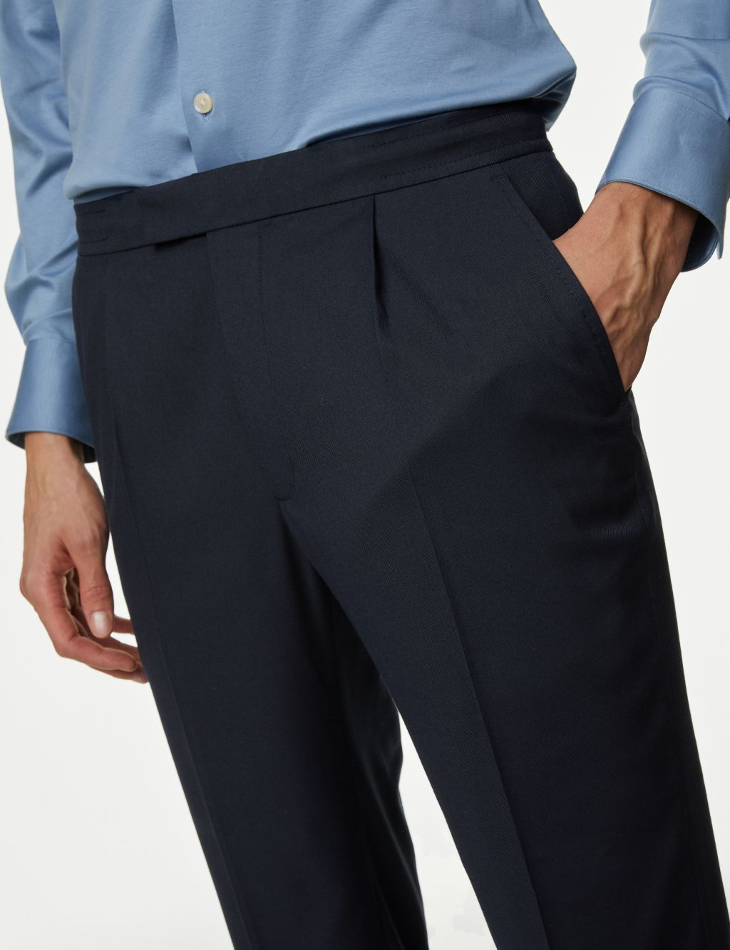 Half-Elasticated Waist Trousers image 3