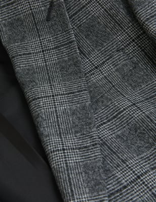 

M&S Collection Chaqueta de cuadros - Grey, Grey