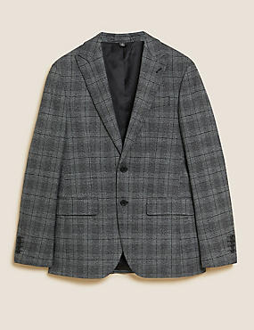 Tailored Fit Check Jacket