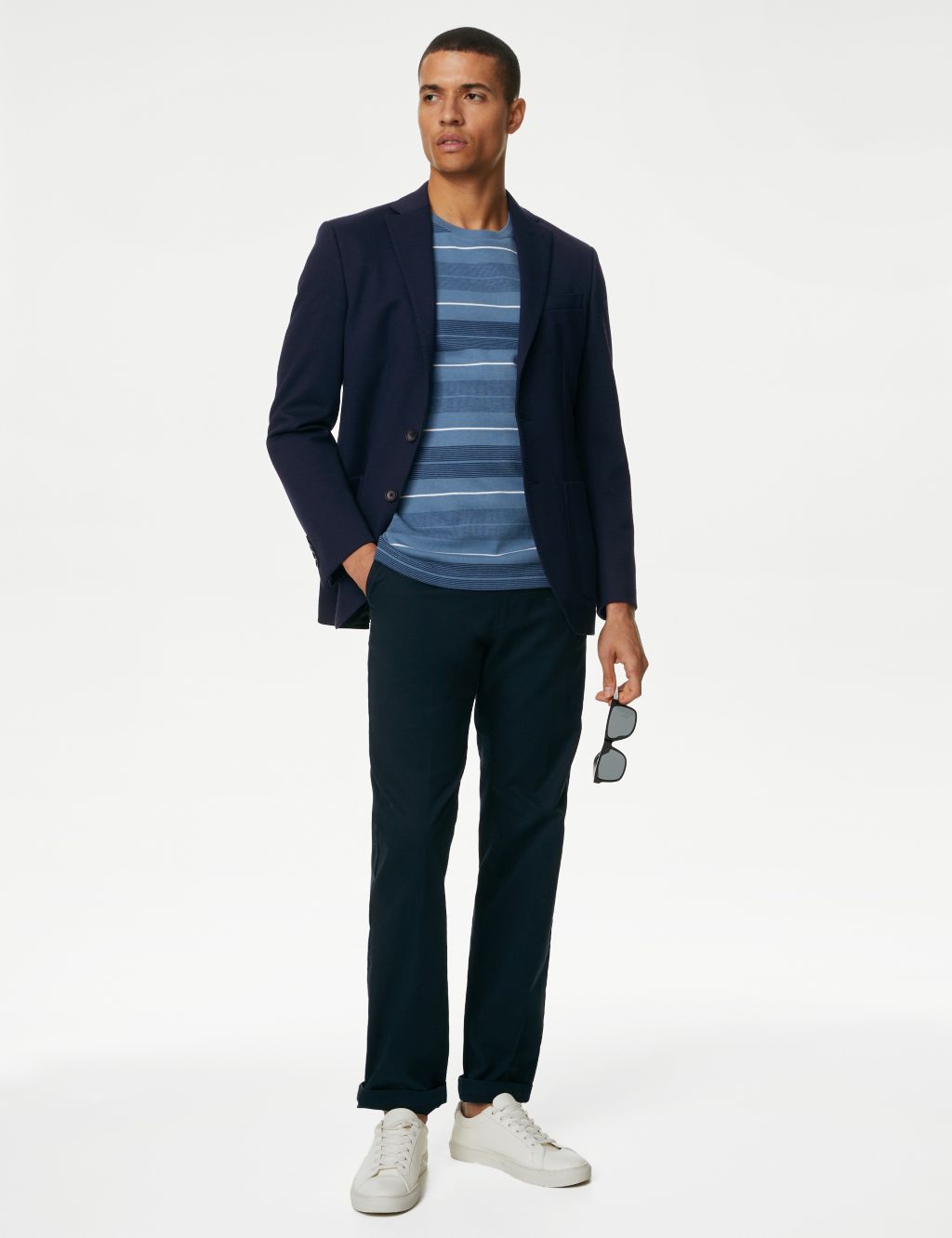 Textured Jersey Jacket with Stretch image 4