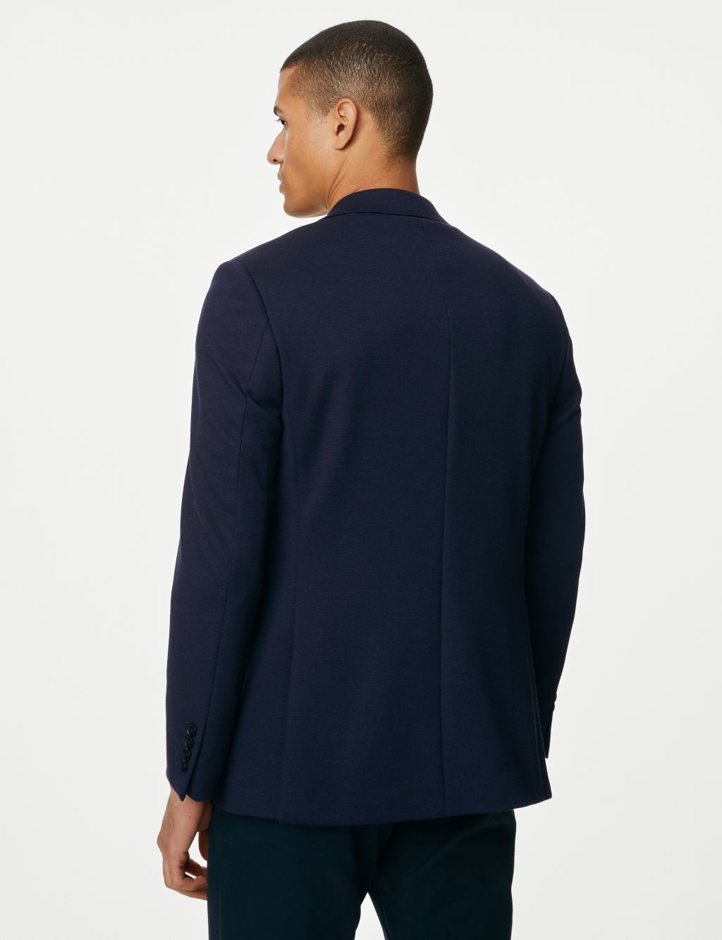 Textured Jersey Jacket with Stretch image 5