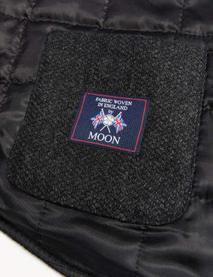 

Mens M&S Originals Gilet aus britischer Wolle mit Strukturmuster „Otley“ - Charcoal, Charcoal
