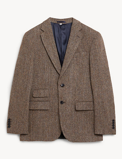 York Tailored Fit Harris Tweed Blazer