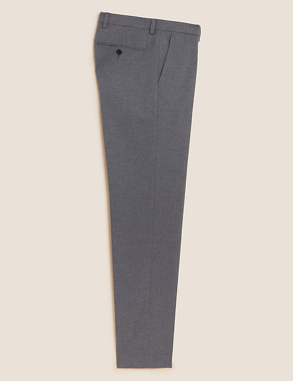 Flannel Stretch Trousers - FI