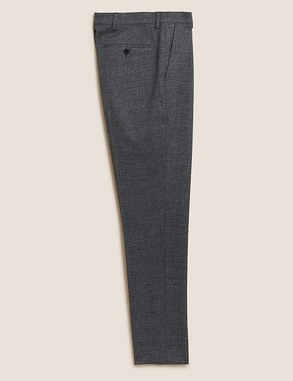 Check Stretch Trousers - GR