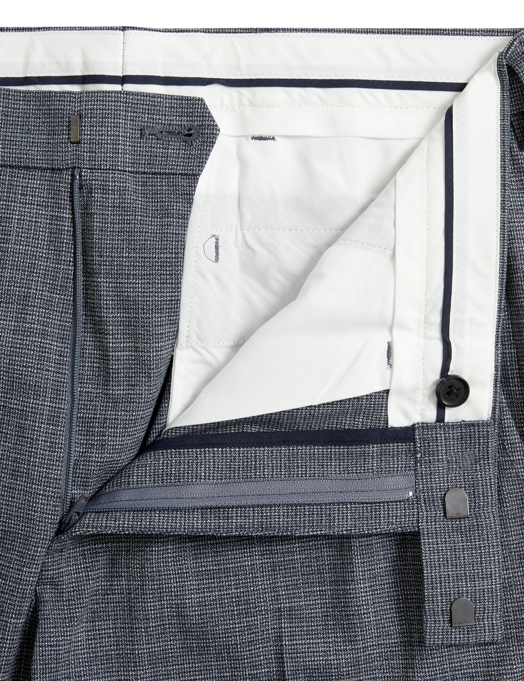 Textured Stretch Trousers image 5
