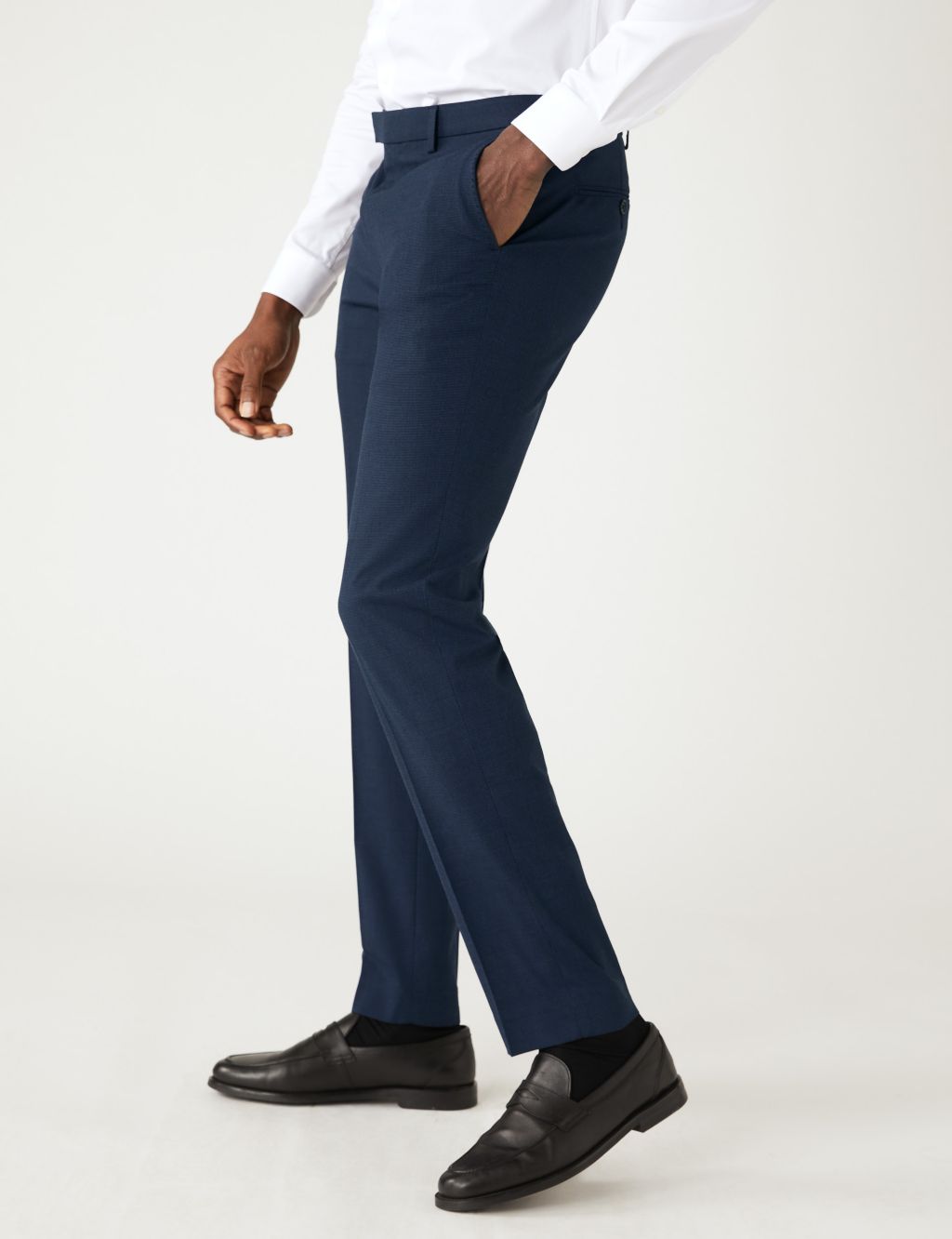 Textured Stretch Trousers image 3