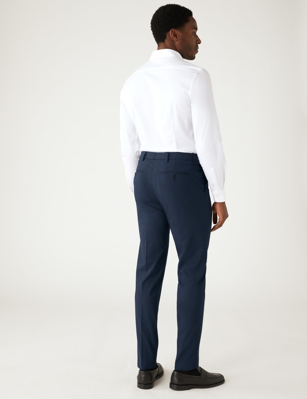 Textured Stretch Trousers image 4