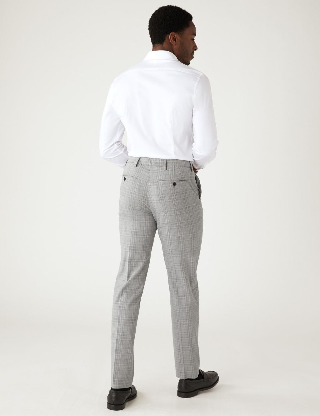 Check Stretch Trousers image 5
