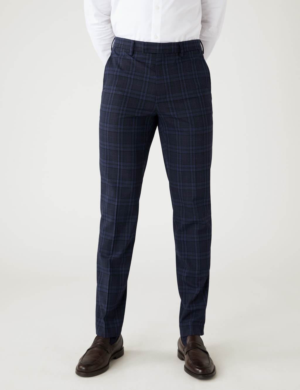 Check Stretch Trousers image 2