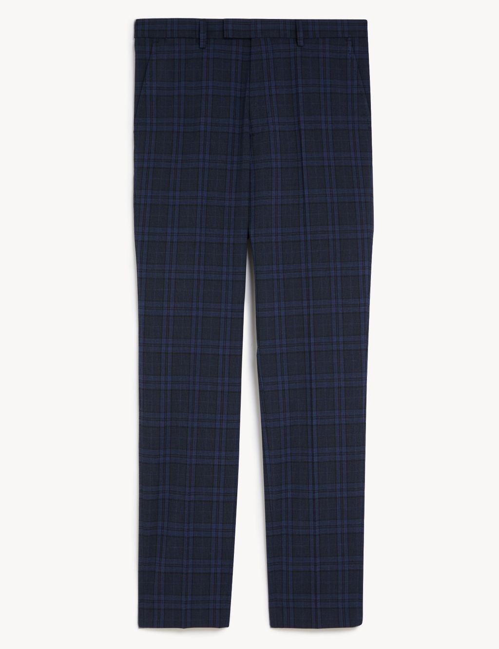 Check Stretch Trousers image 6