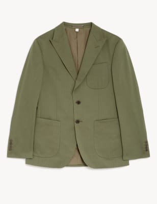 The Thorpe Cotton Rich Herringbone Jacket