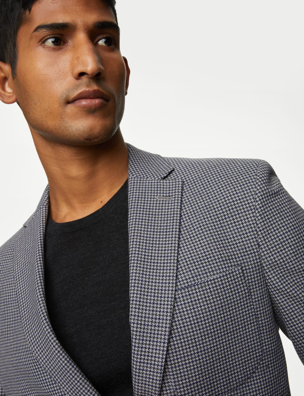 Textured Check Blazer image 4