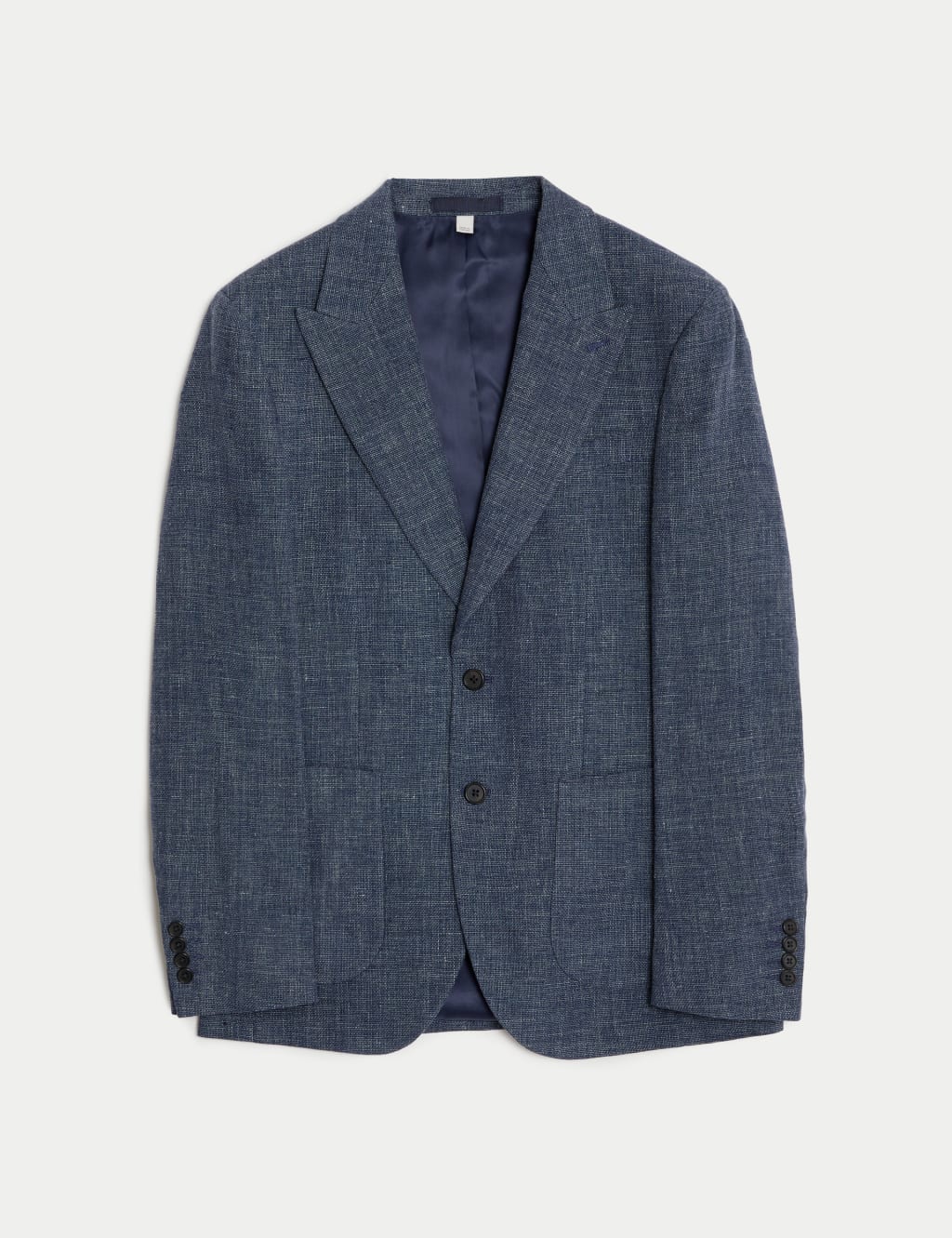 Italian Linen Blend Textured Blazer image 2