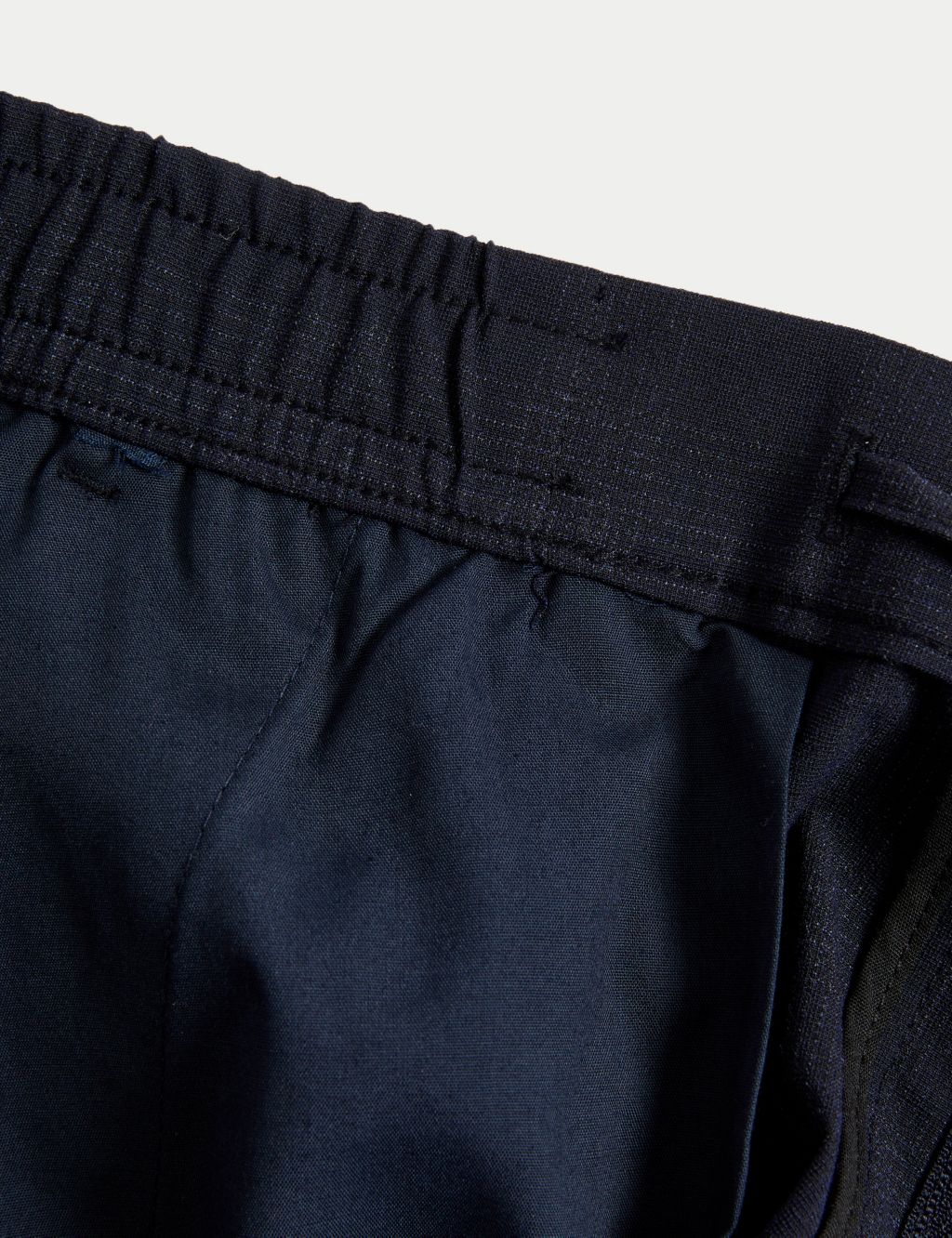 Check Single Pleat Elasticated Trousers image 7
