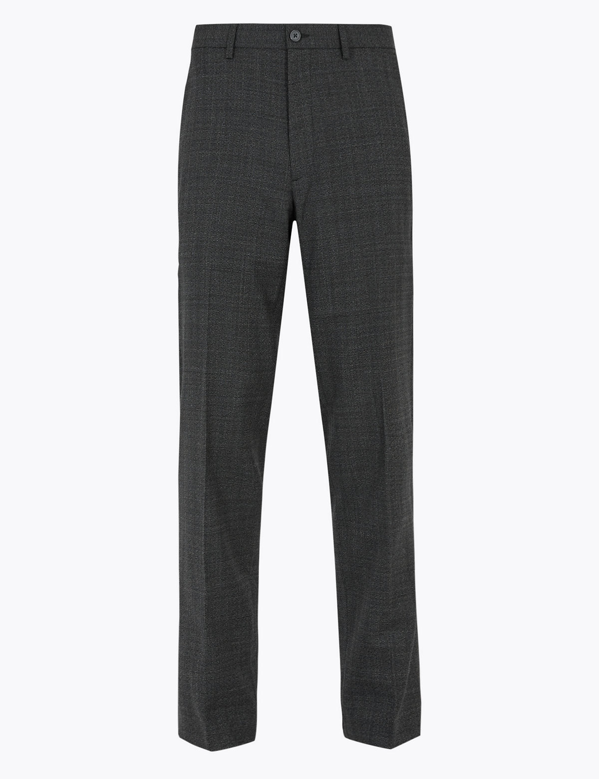 Regular Fit Wool Textured Trousers