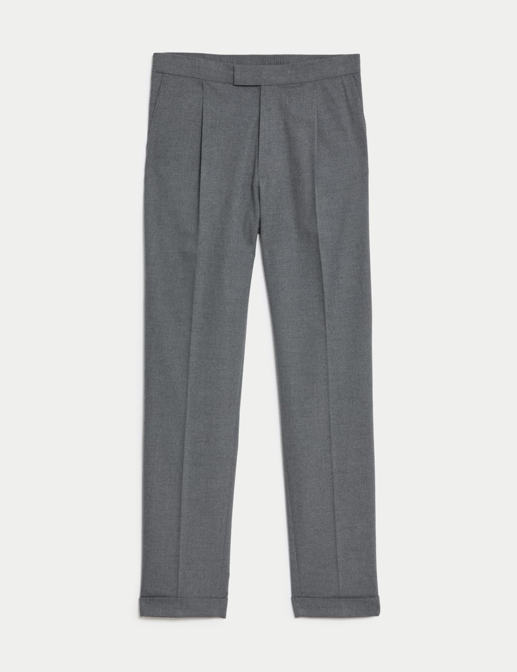 Single Pleat Brushed Stretch Trouser image 8