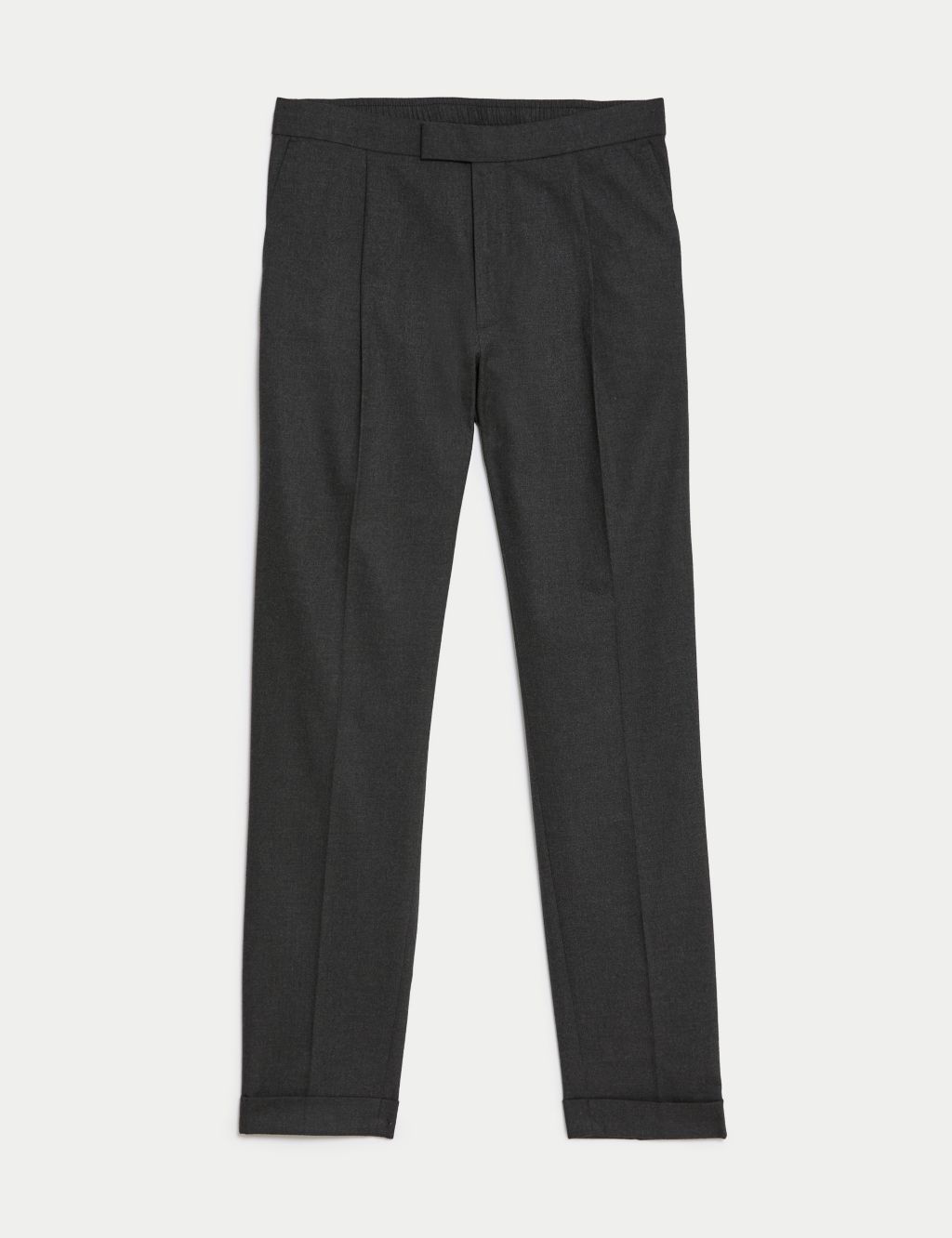 Single Pleat Brushed Stretch Trouser image 8
