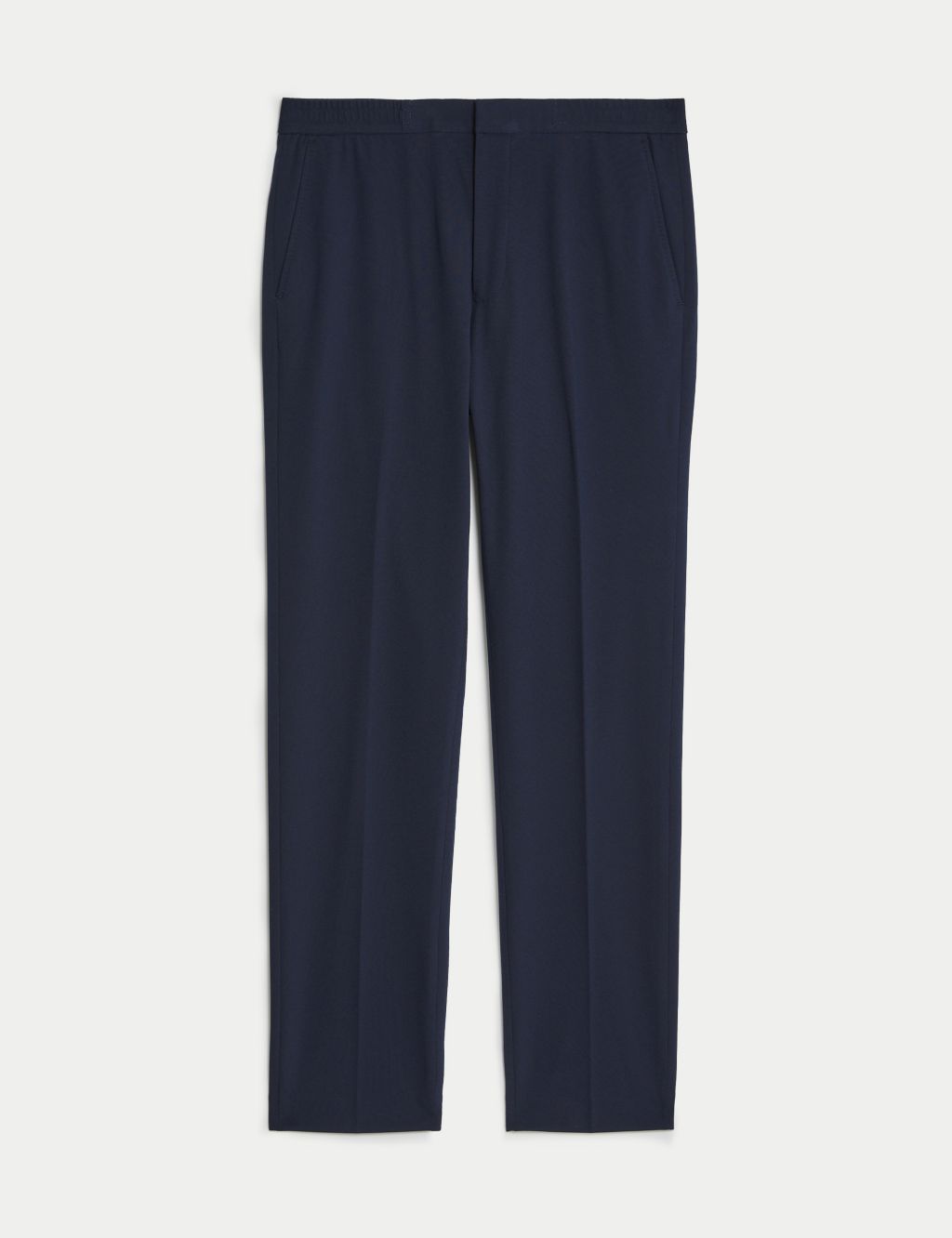 Jersey Flat Front Stretch Trousers image 9