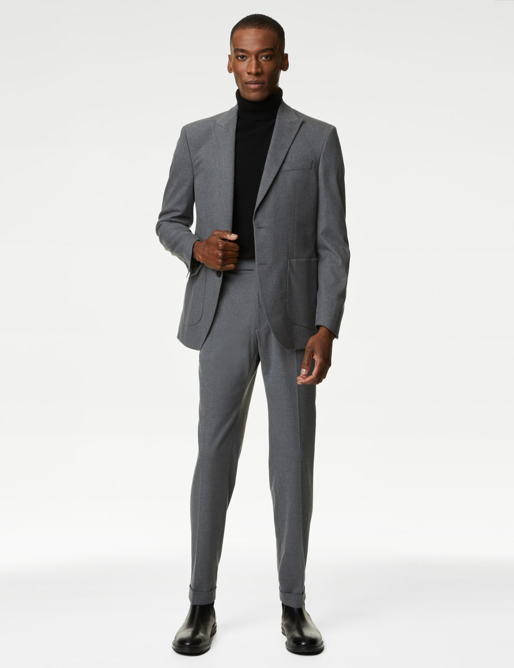 Flannel Stretch Blazer image 1