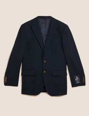 M&S Mens Regular Fit Pure Wool Jacket
