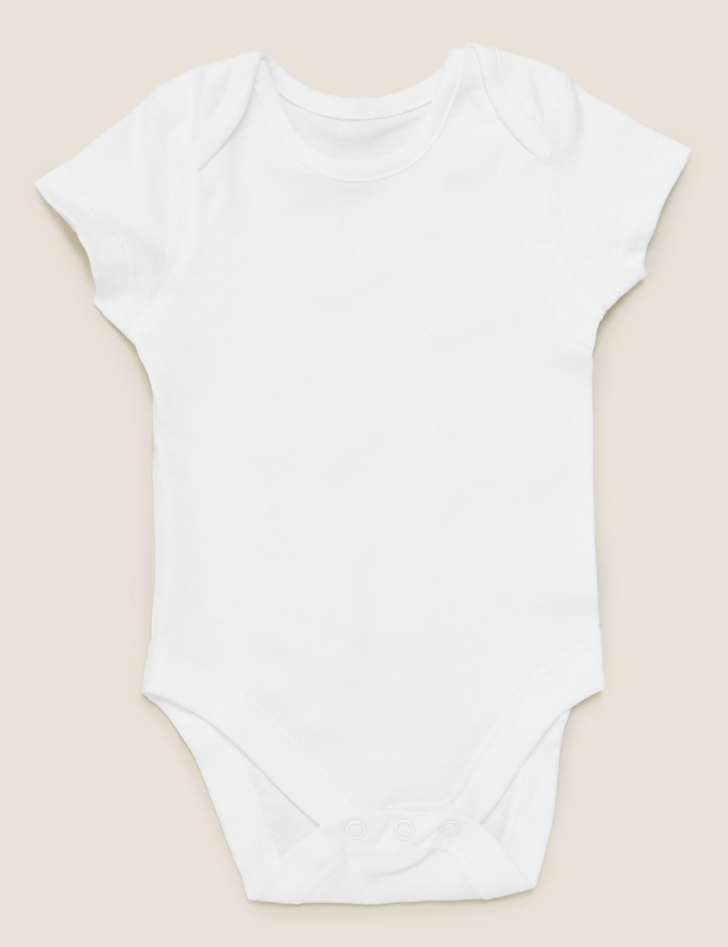 7pk Pure Cotton Short Sleeve Bodysuits (5lbs-3 Yrs) image 5