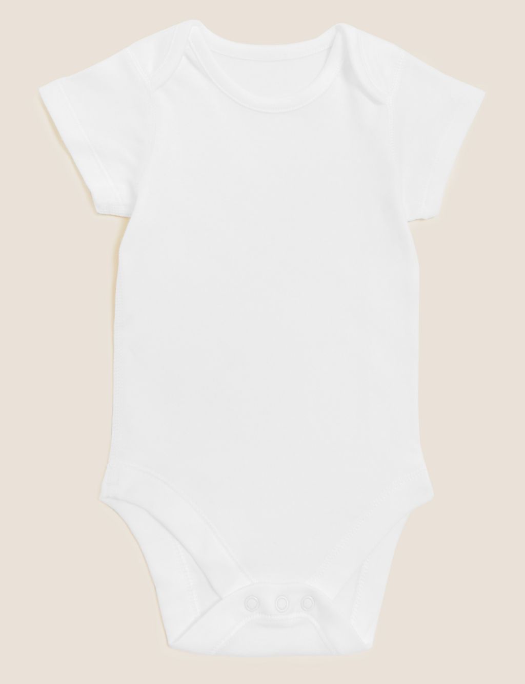 10pk Pure Cotton Short Sleeve Bodysuits (6½lbs - 3 Yrs) image 2