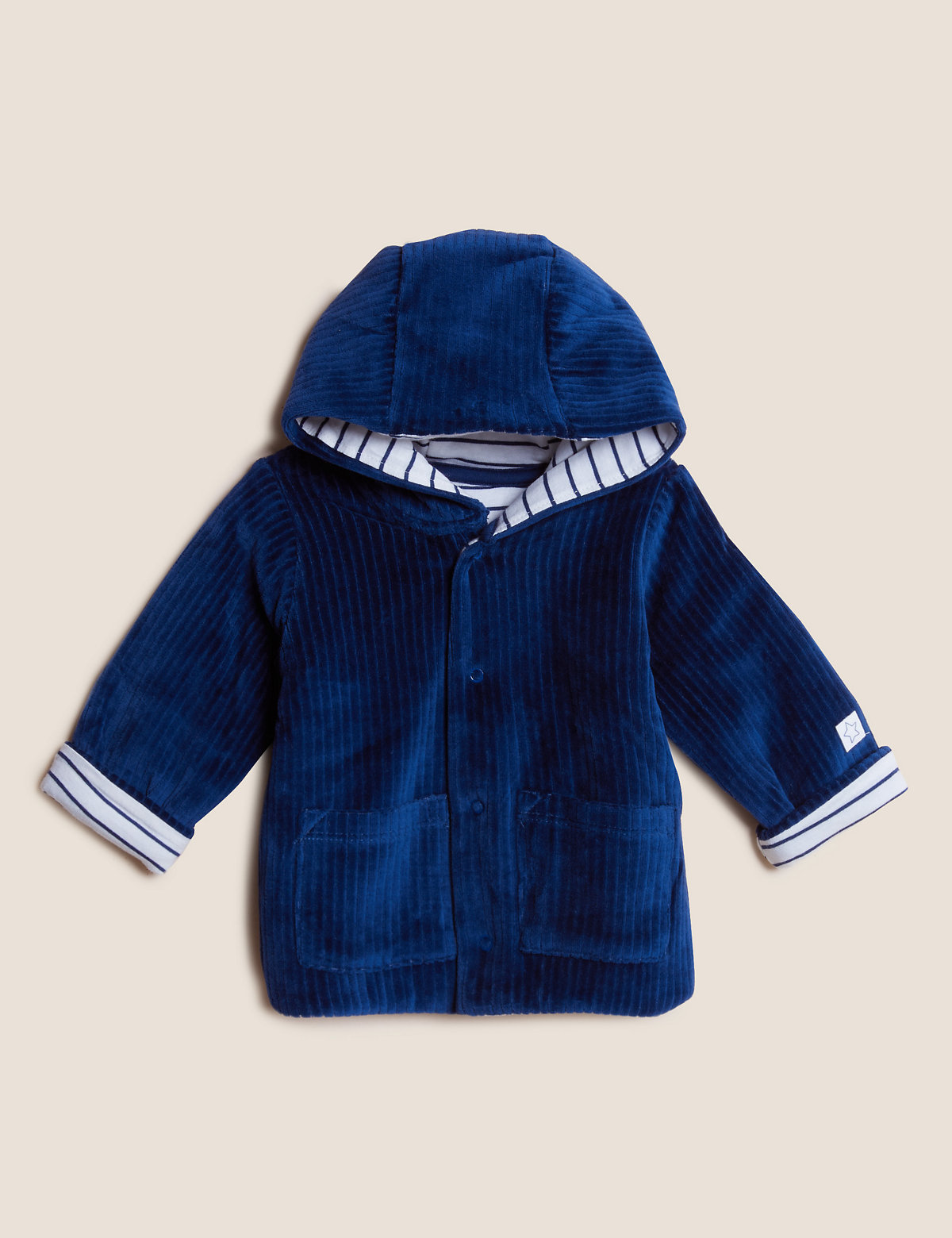 Cotton Rich Hooded Jacket (0-3 Yrs)