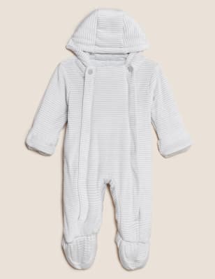 Velour Striped Pramsuit (7lbs-1 Yrs) - US